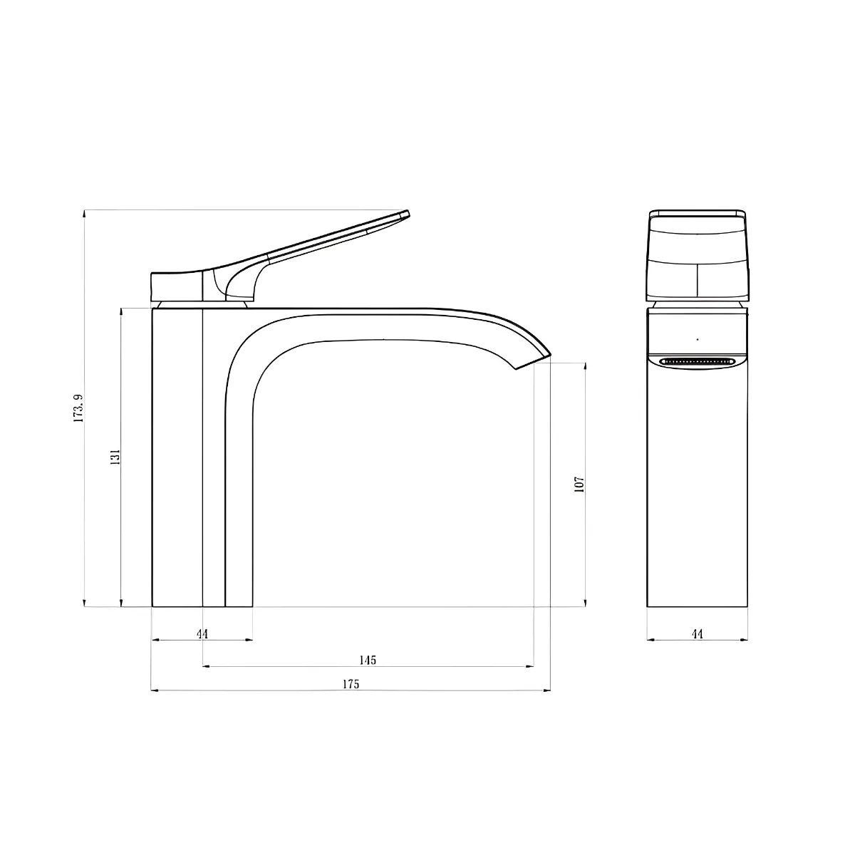 Boshsini BS 122 Basin Mixer Tap - view 2